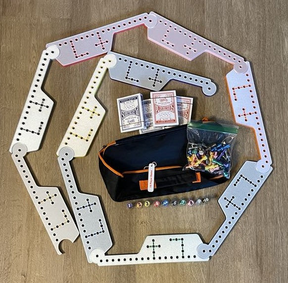 2-10 Player 3D Printed Pegs and Jokers Game
