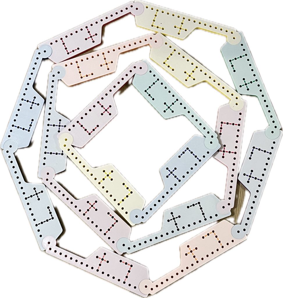 2-8 Player 3D Printed Pegs and Jokers Game
