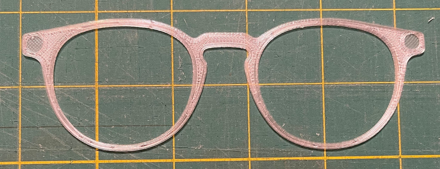 Blank Standards with magnets glued in place