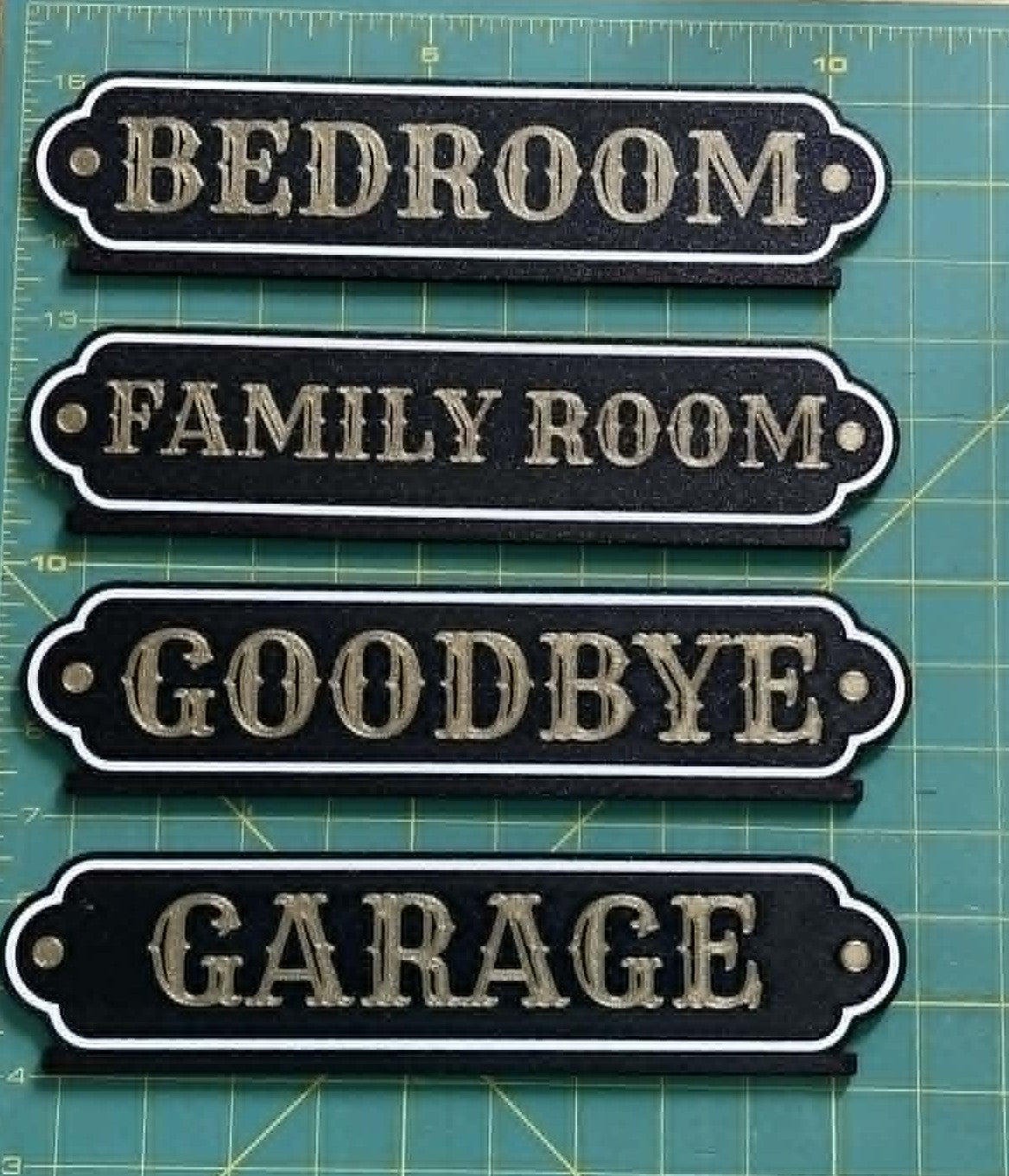 Fancy Door Topper Signs