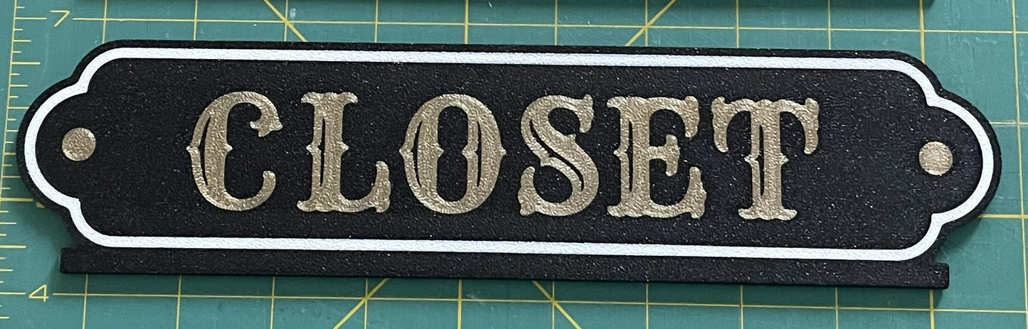 Fancy Door Topper Signs