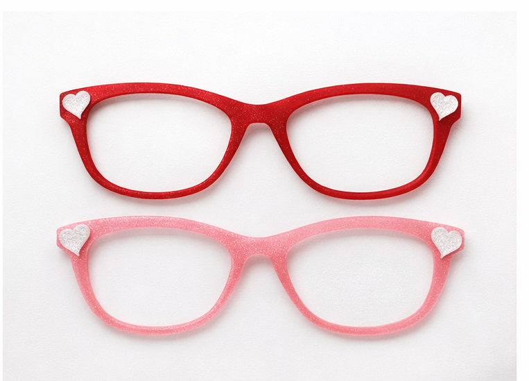 Valentines Hearts and Axolotls