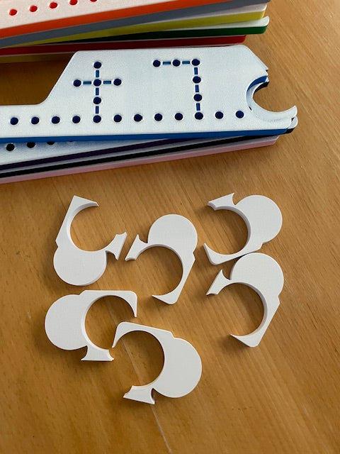 Game Pegs with Numbers Plus new P&J Connectors