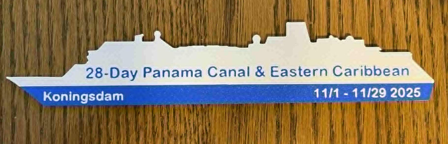 3D Printed Cruise ship door decorations