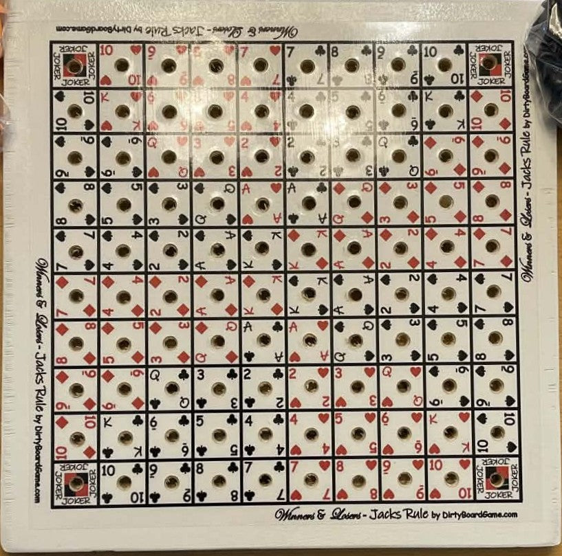 Jacks Rule game board