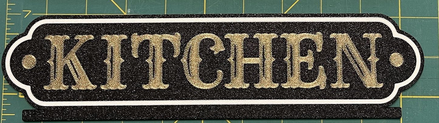 Fancy Door Topper Signs