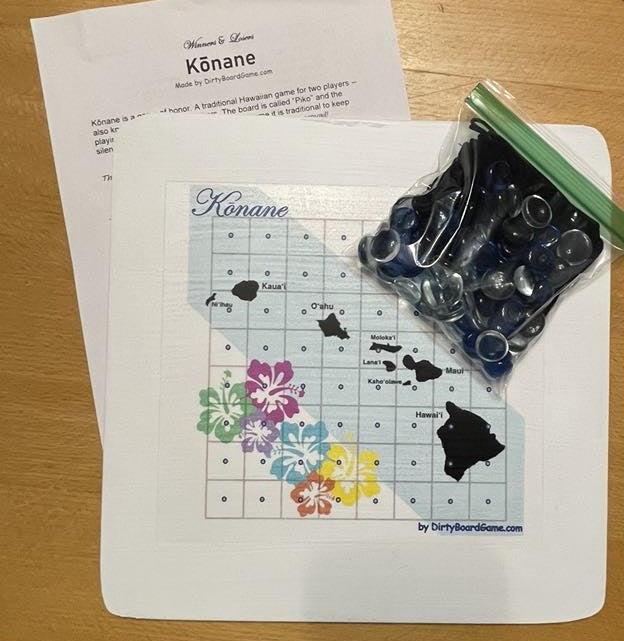 Konane board game