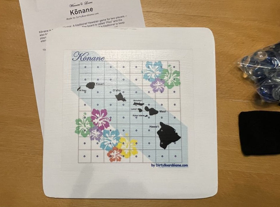 Konane board game