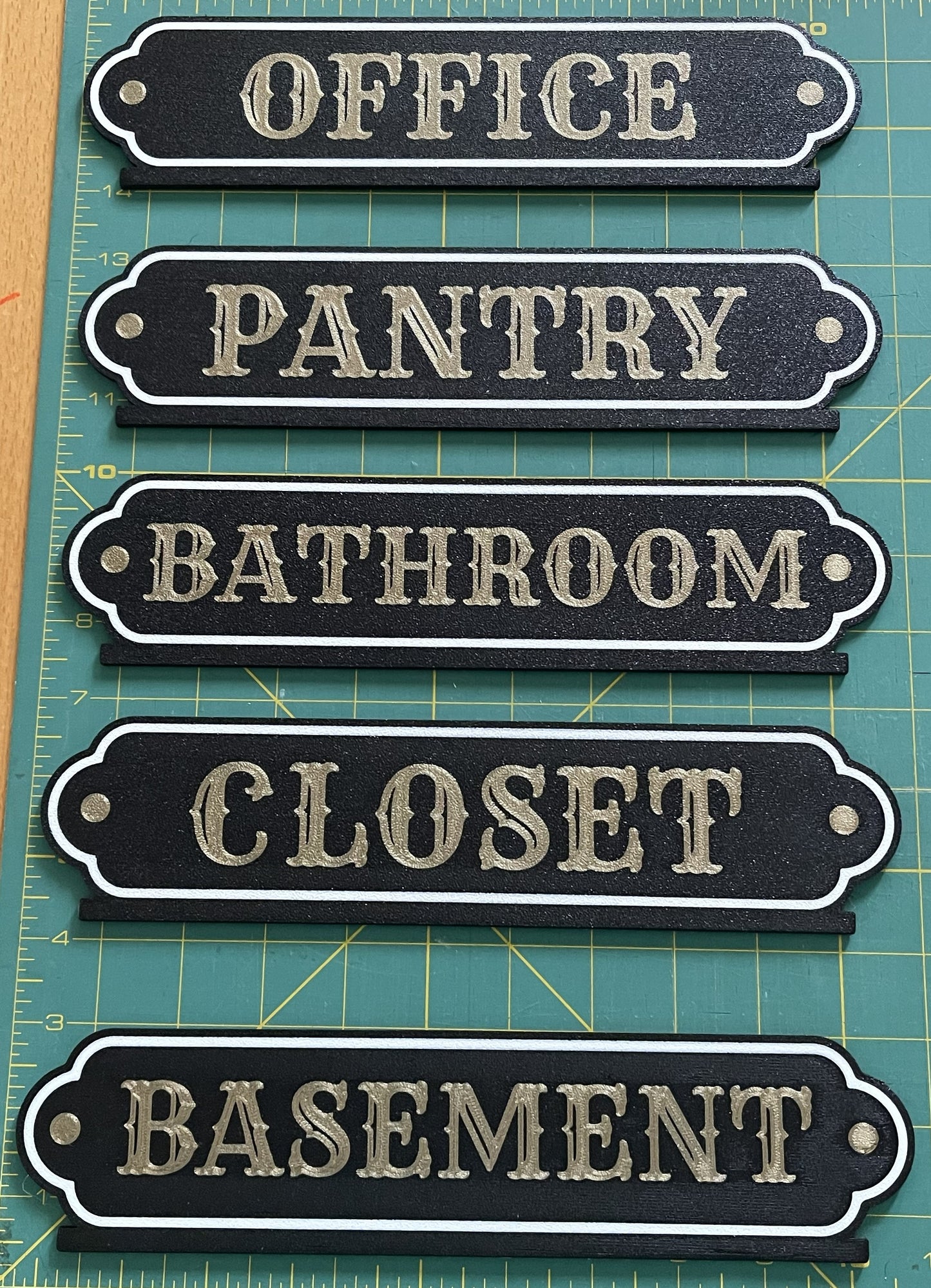 Fancy Door Topper Signs