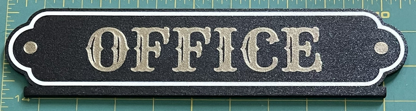 Fancy Door Topper Signs