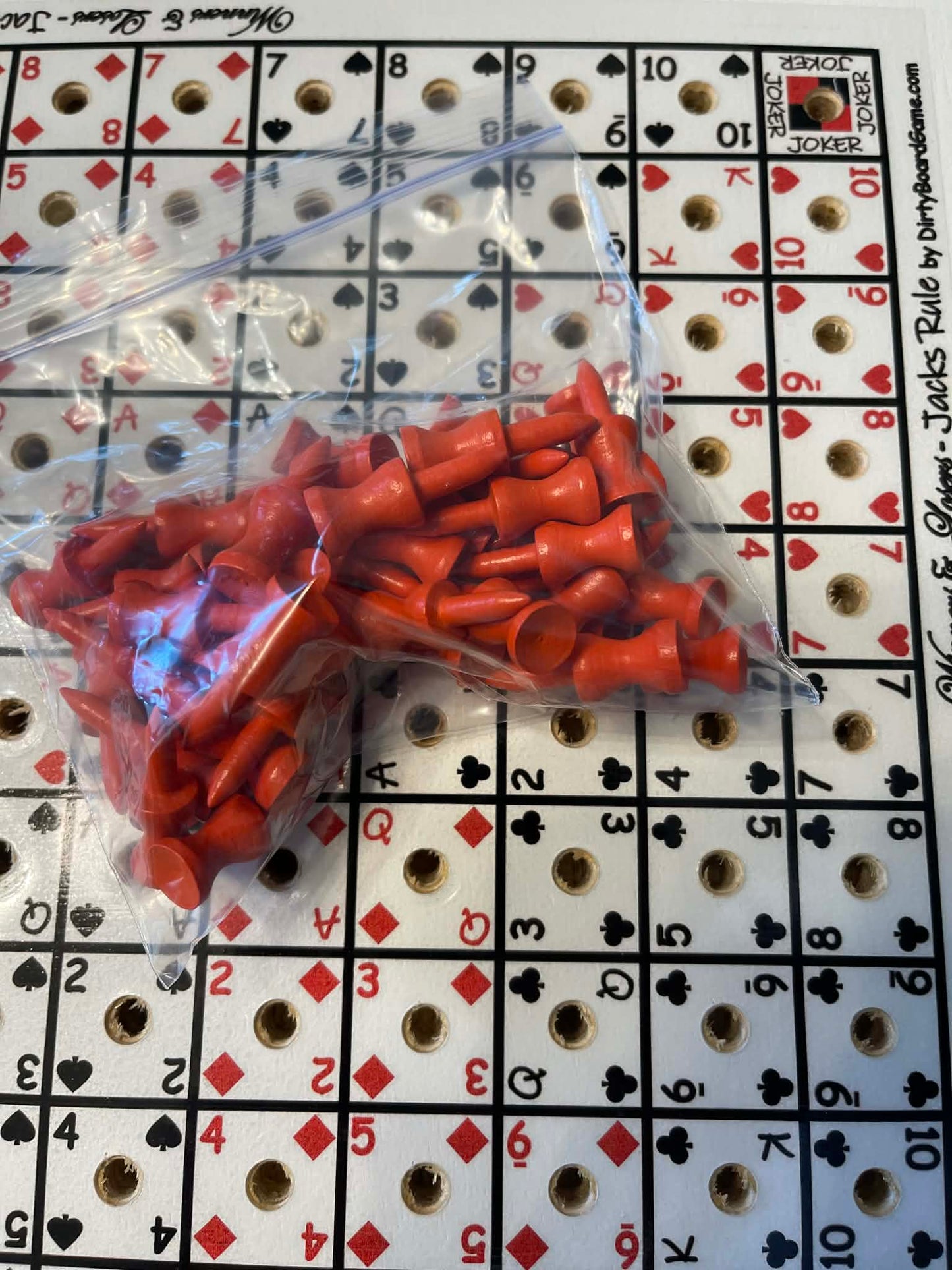 Jacks Rule game board
