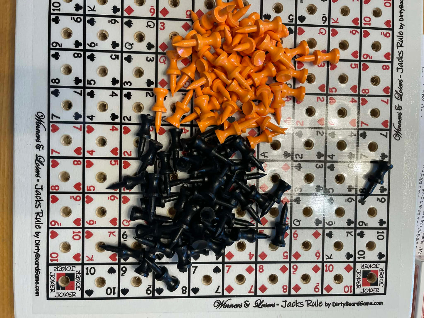Jacks Rule game board