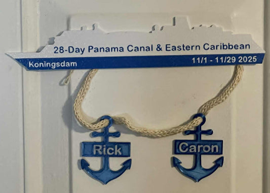 3D Printed Cruise ship door decorations