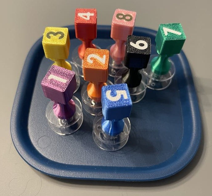 Game Pegs with Numbers Plus new P&J Connectors