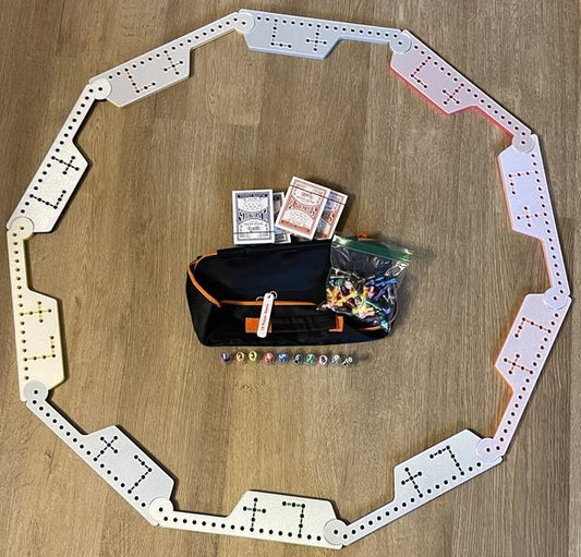 2-10 Player 3D Printed Pegs and Jokers Game